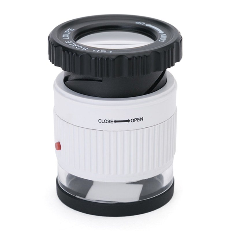 Adjustable Focal Length Magnifier, Fold able Jewellery Magnifier Glass for Circuit Boards and Coins