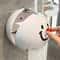 Creative Smiling Face Toilet Paper Box Wall Mounted No Punching Waterproof Suction Tissue Holder Fo 1