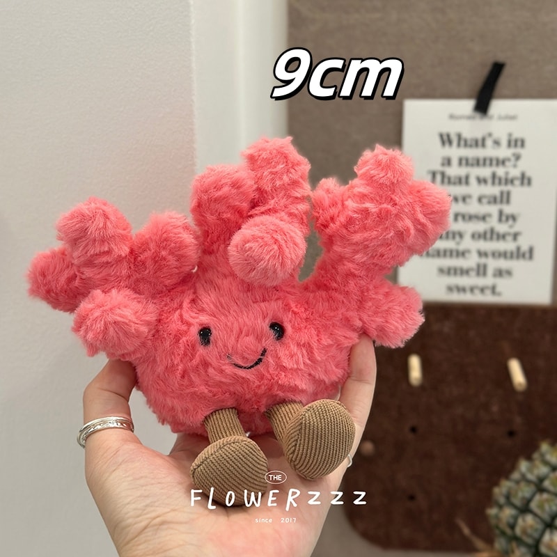 Lemonade Coconut Plushies Very Soft Palm Tree Red Coral Plush Toy Cartoon Doll Home Decor Xmas Gift 7