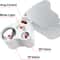 Jewellery Magnifier with Lights, Magnification Magnifying Glass, Portable Pocket Magnifier for Reading