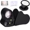 Jewellery Magnifier with Lights, Magnification Magnifying Glass, Portable Pocket Magnifier for Reading