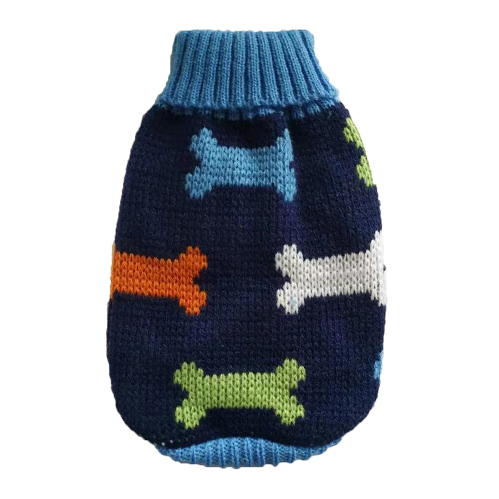 Warm Pet Dog Sweater Winter Dog Clothes For Small Medium Dogs Knitted Puppy Cat Coat For Chihuahua 7