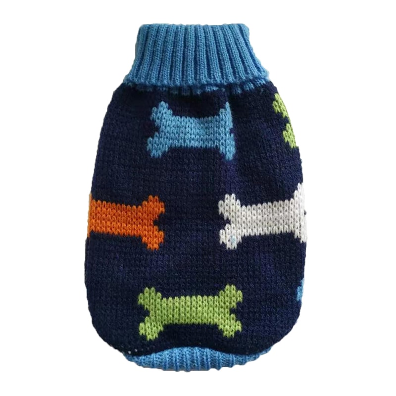 Warm Pet Dog Sweater Winter Dog Clothes For Small Medium Dogs Knitted Puppy Cat Coat For Chihuahua 7