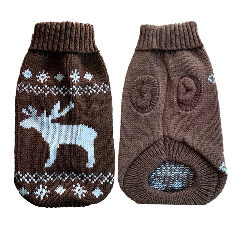 Warm Pet Dog Sweater Winter Dog Clothes For Small Medium Dogs Knitted Puppy Cat Coat For Chihuahua 9