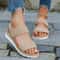 Women Fashion Trend Anti-Slip Comfortable Colour Blocking Soft Sole, Wear-Resistant Solid Elastic Band