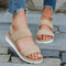 Women Fashion Trend Anti-Slip Comfortable Colour Blocking Soft Sole, Wear-Resistant Solid Elastic Band