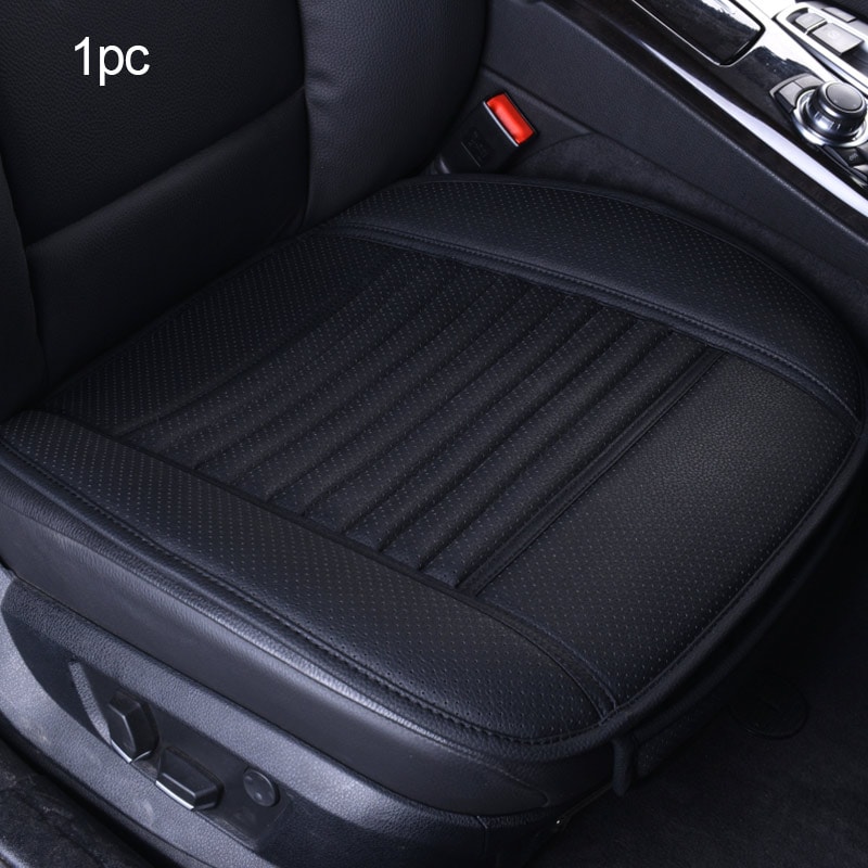 Leather Car Seat Cover Universal Vehicle Seat Cushion AntiSlip Chair Protector Waterproof Sweat Pro
