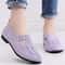 Fashionable Women Breathable Summer Mesh Shoes Lightweight Slip On Flats Casual Non Slip Sports Vul 1