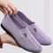 Fashionable Women Breathable Summer Mesh Shoes Lightweight Slip On Flats Casual Non Slip Sports Vul 8