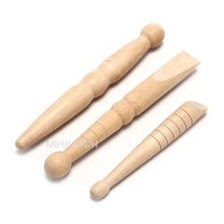 natural wooden foot body massage stick, foot reflexology massager, relieve muscle soreness, relaxing tool for beauty