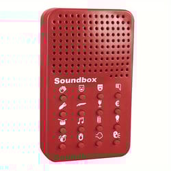 portable electronic party sound maker with sound effects, classic machine, novelty prank toy gift for kids & adults