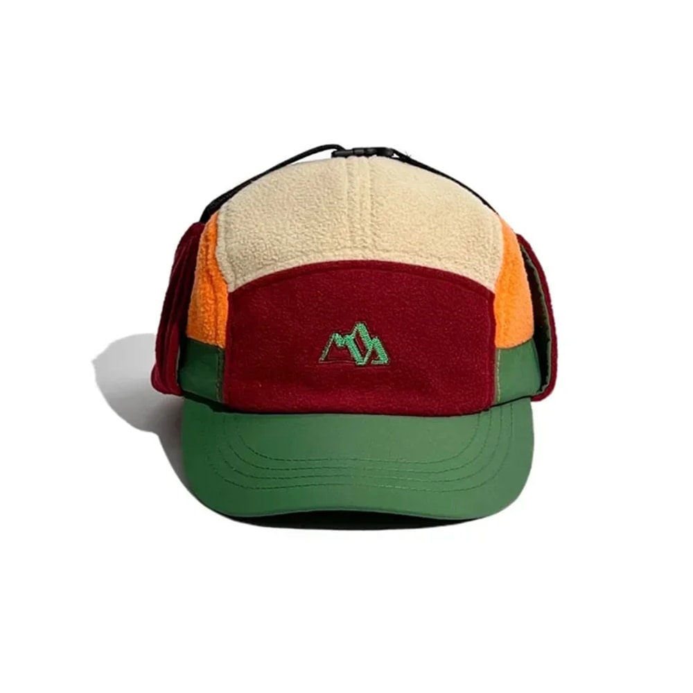 Short Brim Baseball Cap With Color Matching Ear Protection Winter Velvet Aviator Bucket Hat For Men 8