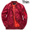 Men Windproof Baseball Jacket Thickened Outdoor Casual Suit Lightweight Fall Winter Windbreaker Fo