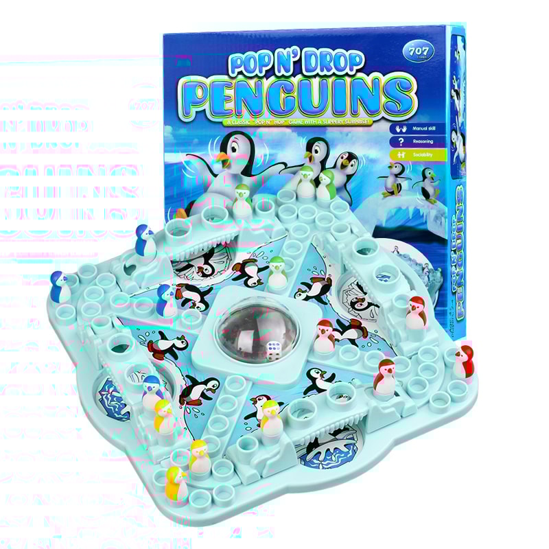 Party Game Penguin Chess Board Game, Family Game Toys, Competition Challenge, Friend Interaction, Fun Kill Time Toy