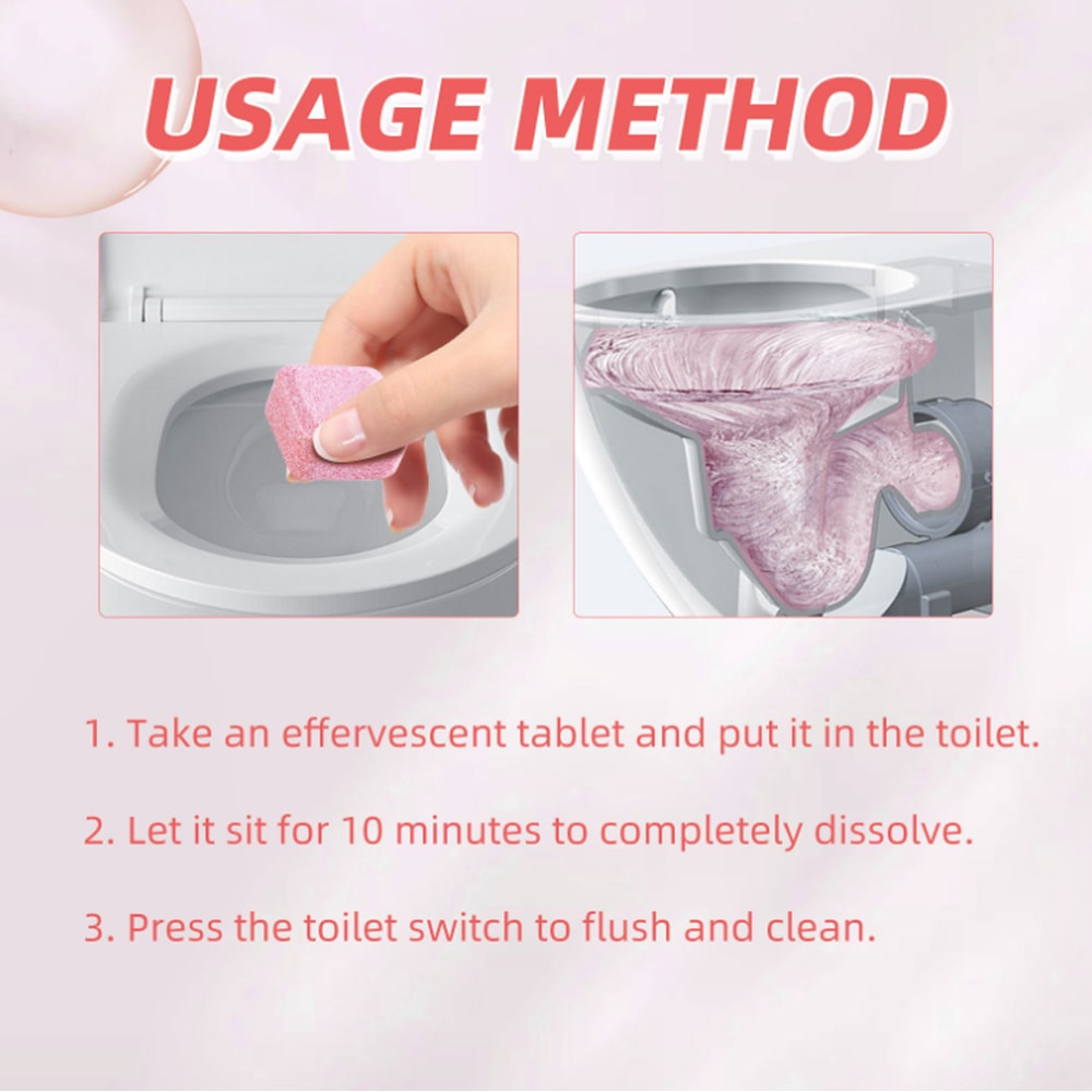 Toilets Cleaning Effervescent Tablet Toilet Cleaner Deodorant Remover Urine Stain Remover Yellow Di 5