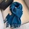Winter Narrow Scarf Wool Scarf Hot Selling Solid Color Scarf For Men Women Universal Warm 2