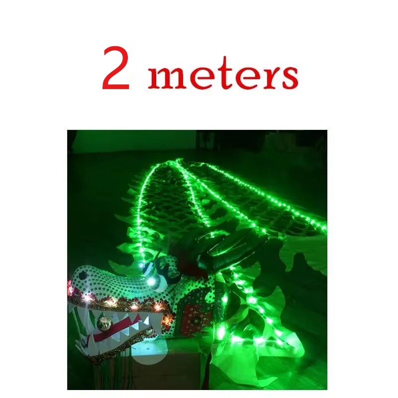 Lightning Dragon Dance Set With Head Traditional Ribbon Dance Prop Folk Performance Square Set For