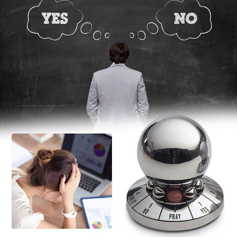 Fate Lucky Decision Ball Home Office Stress Relieving Toy Finger Rotatory Desktop Decoration Gift F 1
