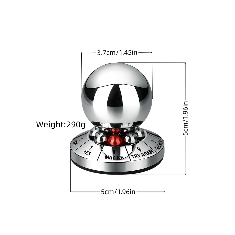 Fate Lucky Decision Ball Home Office Stress Relieving Toy Finger Rotatory Desktop Decoration Gift F 4