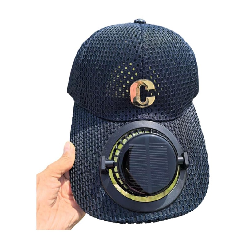 Breathable Mesh Sun Protection Cap Solar Charging Hat Outdoor Fishing Snapback Trucker Cap Comforta 3