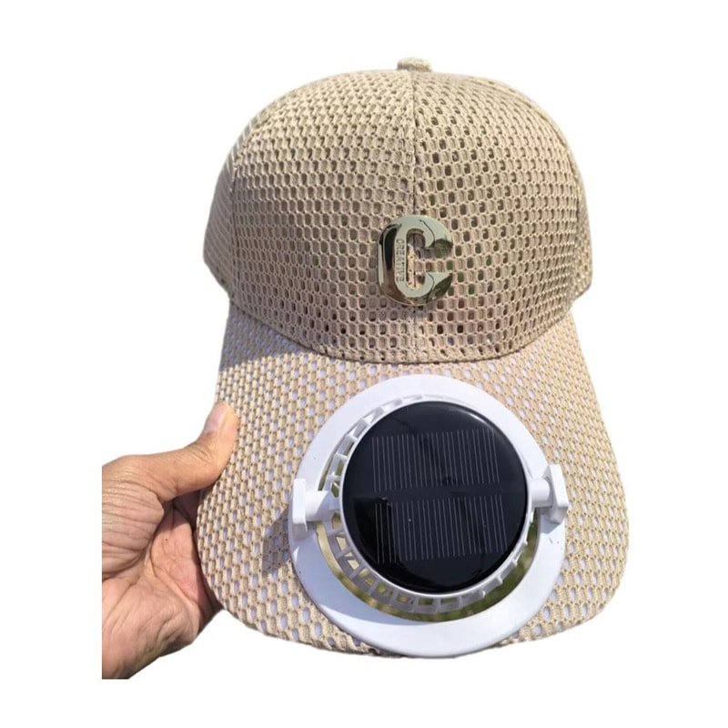 Breathable Mesh Sun Protection Cap Solar Charging Hat Outdoor Fishing Snapback Trucker Cap Comforta 5