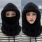 Warm Thermal Windproof Balaclava Ski Hood Motorcycle Face Cover Polar Fleece Adjustable Cycling Nec 3