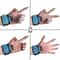 Portable Hand Gripper Silicone Finger Expander Hand Grip Trainer Wrist Strength Trainer Finger Exer