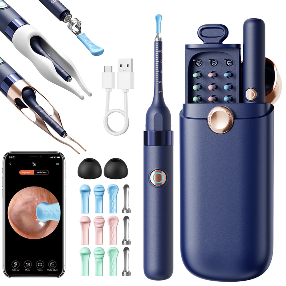 Upgraded Smart Visual Ear Wax Cleaner With Camera Endoscope MultiFunctional Ear Cleaning Tool 0