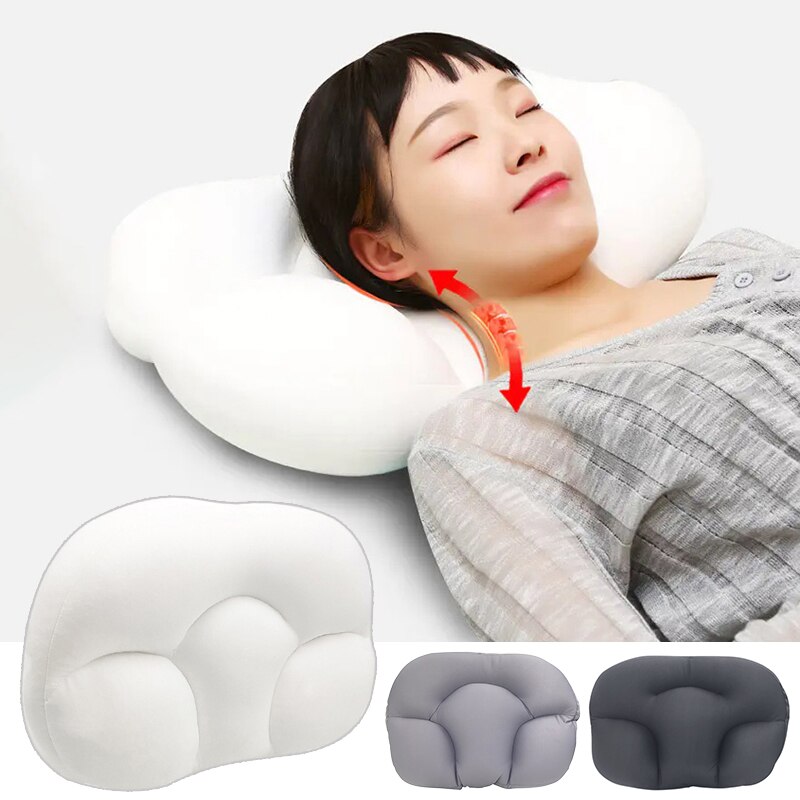 Allround Egg Shaped Cloud Pillow Soft Bed Pillow For Nursing 3D Ergonomic Sleeping Memory Foam Ergo 3