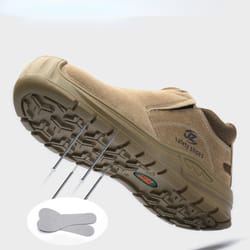 insulated safety boots men, anti-smash anti-stab work shoes, protective construction shoes for men, welding safety shoes