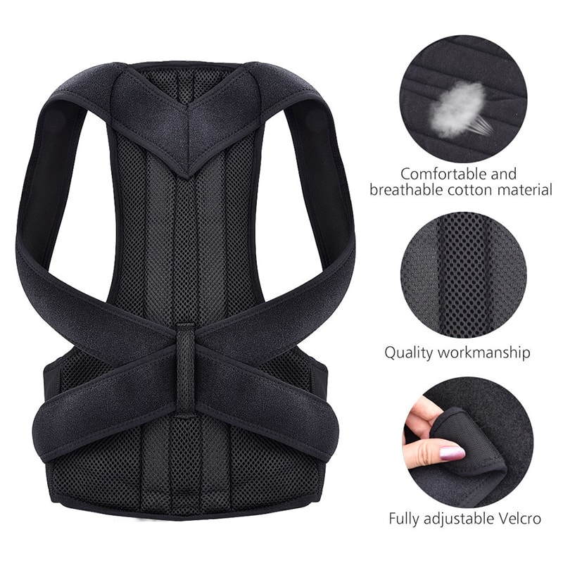 Adjustable Scoliosis Posture Corrector Back Brace Lumbar Support Belt For Straight Posture Support 1