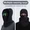 Winter Outdoor Warm Hat With Integrated Head Cover Twolayer Balaclava Hat Perfect For Cold Weather 2