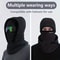 Winter Outdoor Warm Hat With Integrated Head Cover Twolayer Balaclava Hat Perfect For Cold Weather 2