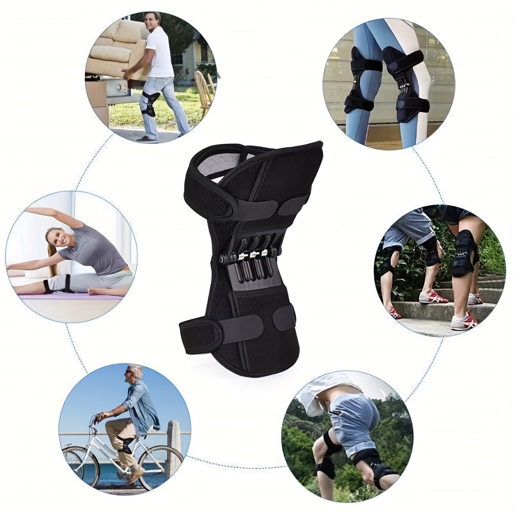 Knee Joint Booster Mountaineering Protection Sports Support For Elderly Fitness Walking Climbing Kn 4