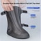 Waterproof Shoe Cover PVC Reusable Rain Boot Cover Snow Ski Foot Cover Thickened Warm Outdoor Prote 1