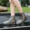 Waterproof Shoe Cover PVC Reusable Rain Boot Cover Snow Ski Foot Cover Thickened Warm Outdoor Prote 6