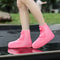 Waterproof Shoe Cover PVC Reusable Rain Boot Cover Snow Ski Foot Cover Thickened Warm Outdoor Prote 9