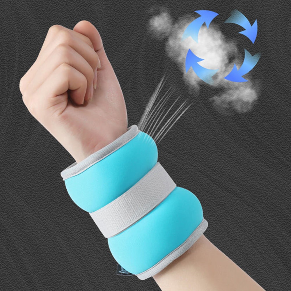 Adjustable Ankle Weights Strength Training, Fitness, Aerobics, Physical Therapy, Leg Arm Straps