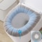 Winter Bathroom Cushion Warm Toilet Seat Cover Mat Soft Washable Toilet Pad With Handle Thicker Too 5