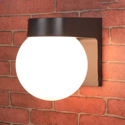 simple design loft led outdoor porch light, home base type, ball black style lampshade, decorative outdoor lighting