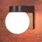 Simple Design Loft LED Outdoor Porch Light Home Base Type Ball Black Style Lampshade Decorative Out 0