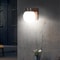 Simple Design Loft LED Outdoor Porch Light Home Base Type Ball Black Style Lampshade Decorative Out 1