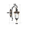 Outdoor Wall Lamp, Retro Exterior Light, Water proof Garden Lights for Yard, Porch, and Patio