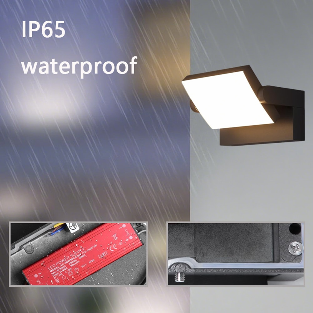 Outdoor LED Wall Lamp Waterproof Motion Sensor Light Modern Decorative Porch Garden Lighting For P 2