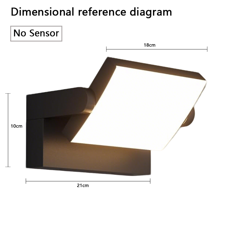 Outdoor LED Wall Lamp Waterproof Motion Sensor Light Modern Decorative Porch Garden Lighting For P 5