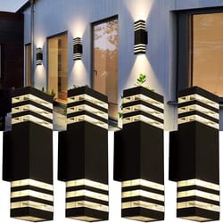 led outdoor water proof wall light, decor socket fixture for external stairs, home lamp, bedroom wall street lighting