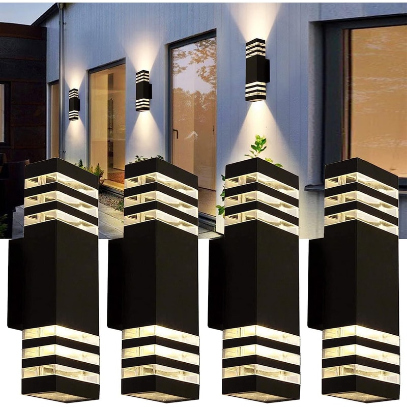 LED Outdoor Water proof Wall Light, Decor Socket Fixture for External Stairs, Home Lamp, Bedroom Wall Street Lighting