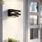 Modern Outdoor Square Wall Lamp LED Villa Garden Light Porch Bedroom Walkway Lighting Stylish Outd