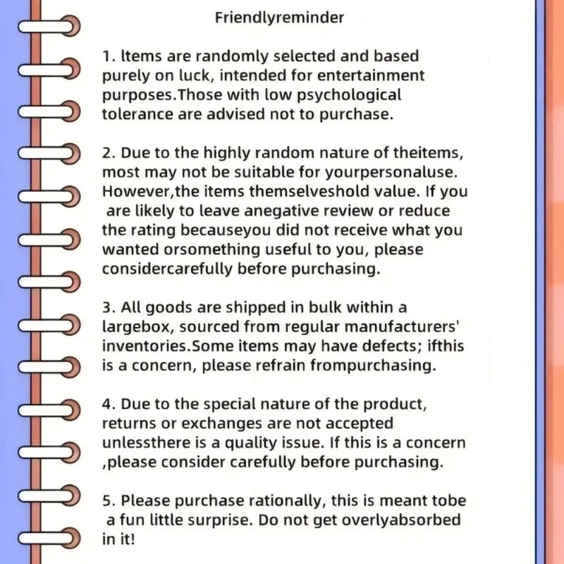 Fully Random Mystery Blind Box Surprise Gift Box Unique Treasures Collectibles Fun Unboxing Toys An 5