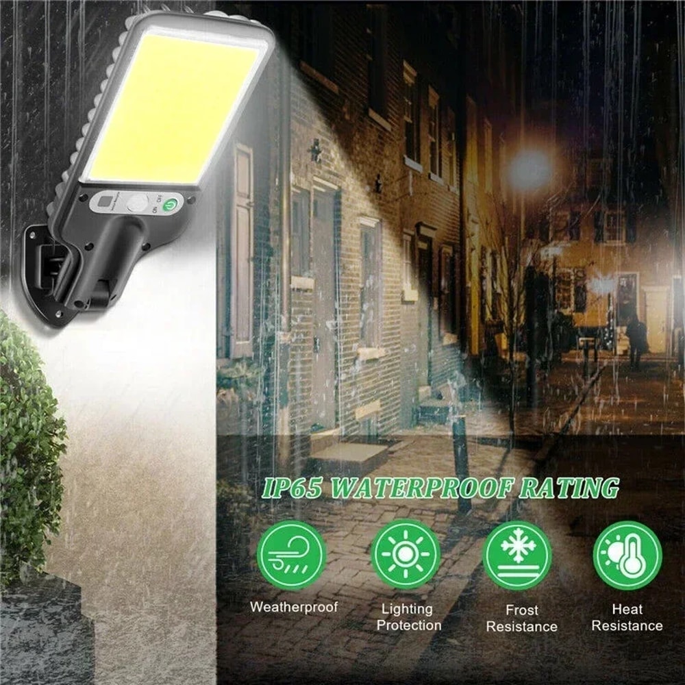 Solar LED Light Outdoor Wall Lamp Waterproof PIR Motion Sensor Garden Night Lamp Porch Courtyard Li 3